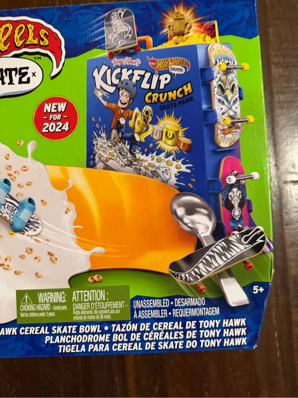 Hot Wheels Skate Tony Hawk Cereal Skate Bowl - Blue & Orange